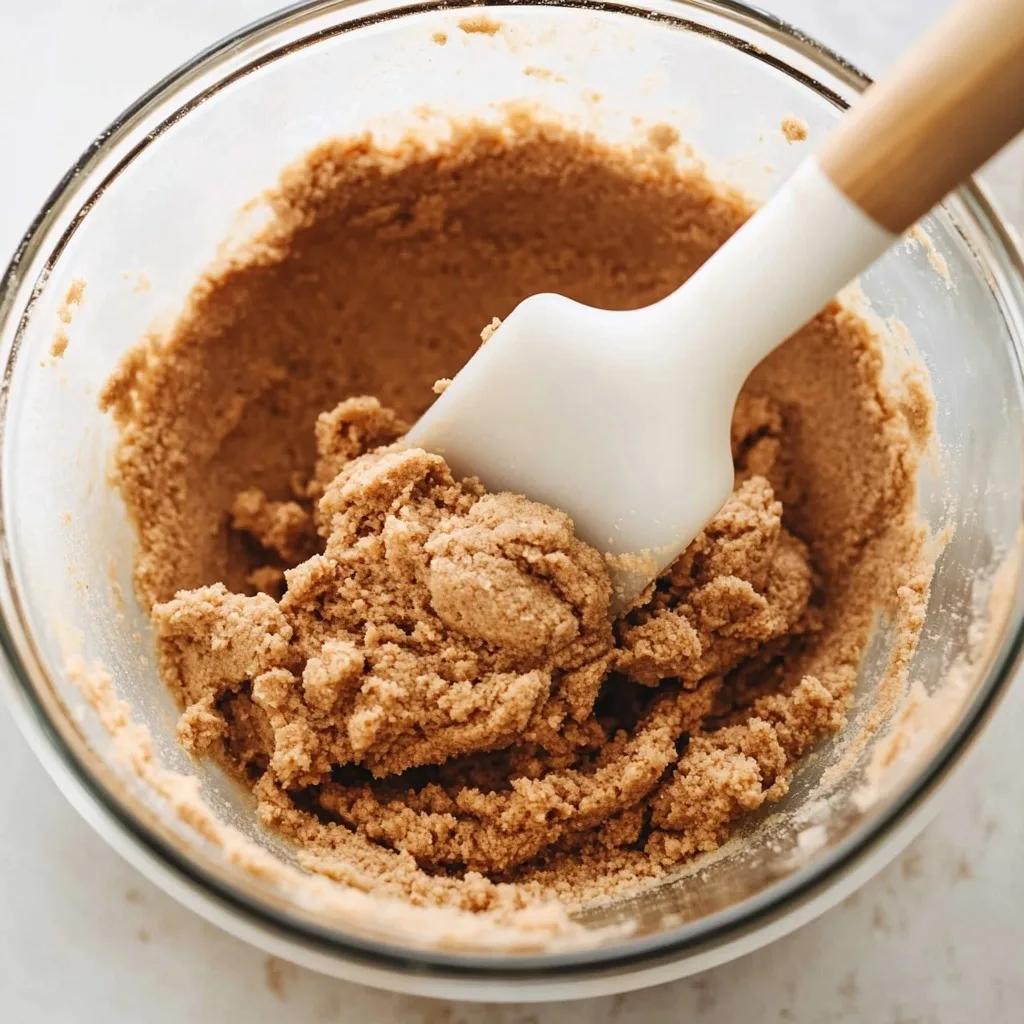 Chickpea Chocolate Chip Cookies No Flour: A Sweet & Surprising Treat Chickpea Chocolate Chip Cookies No Flour Chickpea cookie dough mixture in a glass bowl for flourless cookies