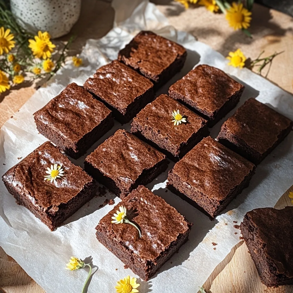 Tigernut Flour Brownies: A Nut-Free, Gluten-Free Delight Tigernut Flour Brownies Freshly baked tigernut flour brownies cut into squares on parchment paper
