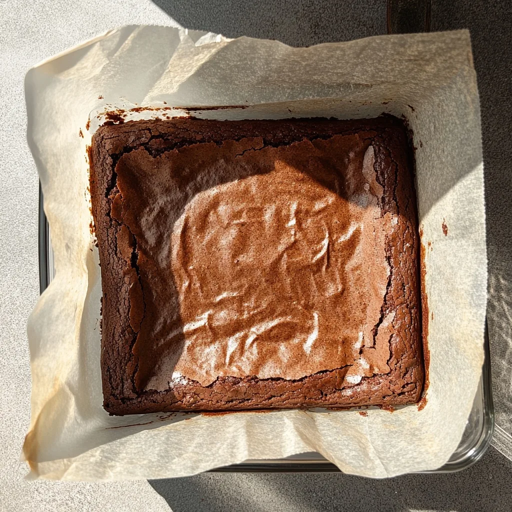 Tigernut Flour Brownies: A Nut-Free, Gluten-Free Delight Tigernut Flour Brownies Freshly baked tigernut flour brownies cooling in a glass baking dish